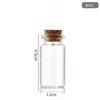 Frasco de Vidro Borossilicato Tubo de Cortiça 22mm Frasco da Sorte Transparente Selado Frasco para Pó Medicinal Frasco de Embalagem para Agarwood com Fecho de Baioneta