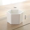 Maceta de Porcelana Blanca Carnosa Simple Creativa Blanca para Interior Planta en Maceta Diámetro Grande Maceta para Flores Carnosas
