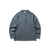 Top Casual IZEXX Masculino de Manga Longa com Gola Alta e Meio Zíper, Antibacteriano, Proteção Solar, Absorvente de Umidade e Secagem Rápida para Corrida