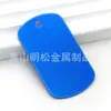 Etiqueta de Metal para Gato e Cachorro Anti-perda Laser Dupla Face Gravável Acessórios de Coleira Pingente Chaveiro Acessórios de Pingente
