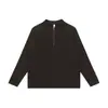 Sudadera con Capucha para Hombre Cuello Alto 2026 Otoño Nuevo Estilo Japonés Color Sólido Patchwork Cremallera Media Cremallera Chaqueta Cardigan Moderna Algodón