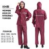 Conjunto de impermeable y pantalones de lluvia al por mayor para adultos, protección para tormentas de cuerpo completo, protección laboral, para llevar, para montar, impermeable reflectante dividido