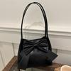 Niche Commuter Bow Bag Feminino 2024 Nova Chegada Linda Bolsa de Ombro de Grande Capacidade Bolsa de Balde Portátil da Moda Feminina