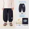 Calça outono infantil jellybaby moletom infantil calça casual para criança pequena roupas de outono para bebê calça jogger para bebê menino