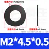 Grado 8.8 Alta Resistencia Negro Junta Negra Plana Arandela Plana Metálica Arandela de Junta para Tornillo M4M6M8M12