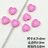 Botones de Corazón Botones Redondos Cuentas Hechas a Mano Cuentas Sueltas Pulseras Collares Llaveros Accesorios Pequeños