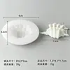 Moldes de silicone de estrela-do-mar, concha e concha para velas aromáticas DIY com tema oceânico, artesanato em resina e sabonetes artesanais