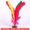 Volante de plumas multicolor base engrosada resistente a las patadas elástico buen volante de plumas niños adulto productos de fitness volante