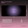 Mouse Pad Gradiente de Alta Qualidade Cor Preto Rosa Estilo Normcore Tamanho Grande Morandi E-Sports Escritório Teclado Mesa Tapete