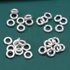 Acessórios de prata esterlina moeda de prata 99 superfície de batida anel de enrolamento anel de corrida acessórios retrô DIY material artesanal joias