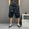 Shorts peludos desplice desconstruído estilo coreano design simples e moderno soltos versáteis casuais calças de cinco pontos unissex