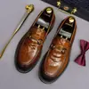 Nuevos zapatos de cuero casual de negocios para hombre, mocasines de cuero suave genuino, zapatos de hombre de moda, elegantes zapatos formales para conducir