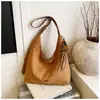 Bolsa tote minimalista de inverno transfronteiriça para mulheres, novo estilo 2026, grande capacidade, moda retrô, bolsa transversal versátil para o dia a dia