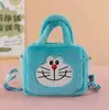 Bolsa de Peluche de Dibujos Animados Kuromi Melody, Monedero Sanrio Lindo y Versátil, Bolsa Pequeña Cuadrada Portátil de Almacenamiento para Niños