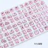 Taladro de uñas Dongzhou 8*6 broca octagonal larga de fondo puntiagudo explosiones de la red social taladro para decoración de uñas taladro de vidrio brillante venta al por mayor