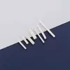 Plata de ley S925 plata lisa tubo recto tubo de conexión lisa DIY hecho a mano cuerda trenzada con cuentas accesorios para pulsera collar de perlas