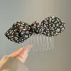 Pinza Banana Estilo Francés Floral Principios de Primavera para Coleta Alta o Moño para Mujer, Añade Volumen y Hace que el Cabello Luzca Más Abundante