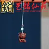 Cadena para Teléfono de Oso Abrazándose Tallado en Palo de Rosa Accesorios Colgantes de Dibujos Animados Colgante de Madera Tallada DIY para Hombres y Mujeres Colgante para Bolsos