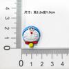 Parche de silicona suave de Doraemon con dibujos animados de Doraemon, lonchera de PVC, taza, accesorios de bricolaje, carcasa de teléfono móvil, zapatillas, decoración