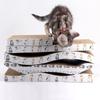 Rascador de Gato Personalizado, Molinillo de Uñas Duradero, Juguete Engrosado, Molinillo de Uñas que No Suelta Pelusa, Placa Recta Grande, Rascador de Cartón Corrugado para Gato