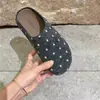 Puntos persona perezosa otoño 2026 estilo coreano nuevo modelo grueso usar persona perezosa medias zapatillas Birkenstock suela puntera cerrada zapatos sin cordones mujer
