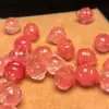 Colgante de Campanilla de Ágata Accesorios DIY Joyería de Calcedonia Rosa Colgantes Semi-Terminados Venta al por Mayor Estilo Chino Ágata Yanyuan