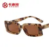 Moda europea y americana 2021 nuevas gafas de sol cuadradas con flores simples y cómodas gafas de sol ins gafas de sol de moda transfronterizas