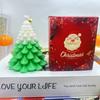 Vela perfumada con forma de árbol de Navidad, regalo de Navidad, decoración creativa para el hogar, accesorios de tiro, regalo navideño.