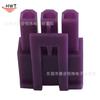 Adecuado para impresora HP HP conector macho de goma de 3P fila única macho de 3 pines morado gris