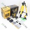 Instrumento de colagem de parede a laser de alta precisão transfronteiriça, instrumento de nível, luz verde, 16 linhas, nivelamento automático, instrumento de colagem de solo