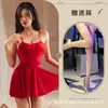 Pijama Fino de Tentación y Abstinencia para Mujer Lencería Sexy Deseo Puro Sexy Transparente Traje Divertido para No Quitarse Jersey de Chica Caliente