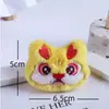 Broche Boneco Leão de Pelúcia Desenho Animado Ano Novo Estilo Chinês Besta Dragão Peixe Koi Boneco Decoração Lanterna Lenço Meias Acessórios