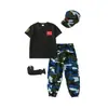 Traje de Camuflaje para Niños Uniforme de Entrenamiento Militar Campamento de Verano de Escuela Primaria y Secundaria Cinturón Niños y Niñas Ropa de Otoño Ropa Azul para Actuación