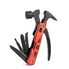 Novo Martelo de Garra Multifuncional para Exterior Alicate Martelo de Aço Inoxidável Martelo de Pregos para Camping Ferramenta Portátil EDC Atacado Transfronteiriço