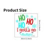 Pegatinas de Bolas de Navidad Coloridas Letras de Corona de Navidad Slogans para Baño Decoración Festiva Pegatinas para Inodoro