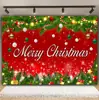 Decoración Transfronteriza Navideña de Gran Venta Ambiente Festivo Tela de Fondo para Escena Banner de Año Nuevo para el Hogar Tela de Fondo