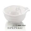 Kaiba Bol para Comer Arroz Bol Pequeño para Sopa Estilo Japonés Coreano Personalizado Creativo Hogar Comida Rápida Plástico Melamina Imitación Porcelana Comida