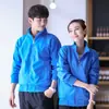 Ropa de Trabajo de Camarero Chaqueta de Manga Larga Ropa de Otoño e Invierno Suéter Forrado de Polar Hotel Comedor Rápido Ropa de Trabajo Engrosada para Hombres