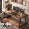 Mesa de computador, mesa de escritório, design simples e moderno, mesa de escrita, mesa longa para duas pessoas, mesa gamer, mesa para estudante, mesa para caligrafia e estudo