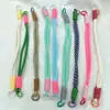 Nuevo Color Dopamina Funda para Teléfono Móvil Accesorios de Cuerda Cuerda para la Mano Hervidor de Agua Estilo Coreano Liso Corto Poliéster Colgante para Mujer