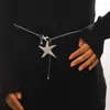 Acessórios Transfronteiriços Europeus e Americanos, Corrente de Cintura Estrela-do-Mar Pastoral Doce e Descolada, Acessórios para Combinar com Saia e Vestido, Estrela Irregular de Cinco Pontas Única