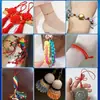 Lin Dajuan No. 7 Hilo de Jade Encriptado Nudo Chino Cuerda Trenzada Hilo de Jade Cuerda Roja Paquete de Materiales Hechos a Mano DIY Cuerda de Mano Cuerda Especial