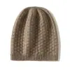 Chapéu de tricô de cashmere para outono e inverno, espesso e quente, estilo pullover, adequado para circunferência de cabeça grande, chapéu de tricô de lã para clima frio, gorro, chapéu slouchy