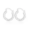 Pendientes Metálicos de Patrón Diamante, Gama Alta, Lujo Ligero, Pendientes de Nicho, Moda para Mujer, Versátiles, Pendientes de Estilo Cool, Joyería al por Mayor