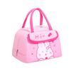 Bolsa Térmica Trapezoidal, Capacidad Extra Grande, Bolsa de Almuerzo Portátil para el Trabajo, Bolsa de Lonchera Térmica para Estudiantes, Portátil Doble Bolsillo