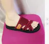 Pantuflas Video Real Comercio Exterior talla extra Mujer Europeas y Americanas Planas Casuales Punta Abierta Zapatos de Playa Sandalias Zapatos de Mujer Zapatos Talla Grande 3