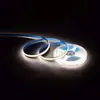 Tira de Luz Flexible Cob de Alto Brillo 12V/24V Bajo Voltaje Certificada ETL Ancho 8mm Tira Lineal Led de Luz Suave