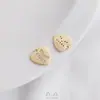Zirconita Micro-Pavimentada Chapado en Oro de 14K Electrochapado 26 Letras Etiqueta de Corazón de Durazno DIY Pulsera Collar Colgante Joyería Colgante