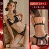 Lingerie Sexy para Mulheres, Estilo Três Pontos, Biquíni Puro Desejo, Não Precisa Tirar, Traje Transparente com Pérolas, Uniforme Divertido, Entrega Confidencial
