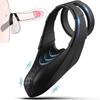 Anillo de Sperm Recargable con Bloqueo para Hombres de Amazon, Anillo Vibrador, Funda Triple para Pene Eléctrica con Control Remoto de Silicona, Doble Anillo para el Placer